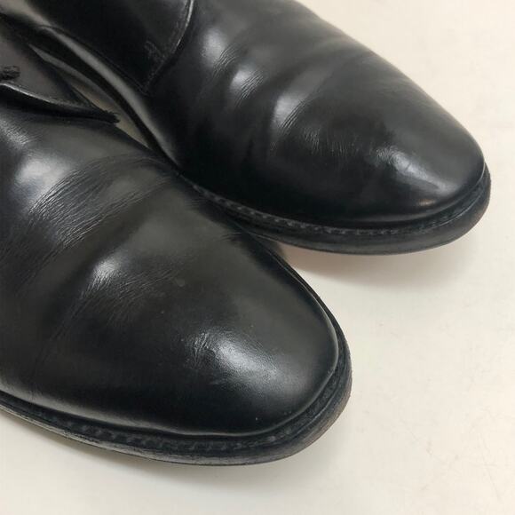 VERY GOOD Allen Edmonds Kenilworth Black Calfskin Bluchers Men's Size 12 B - Picture 14 of 16